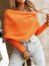 'Laurel' Long Sleeve Cropped Knit Top - Celes Fashion